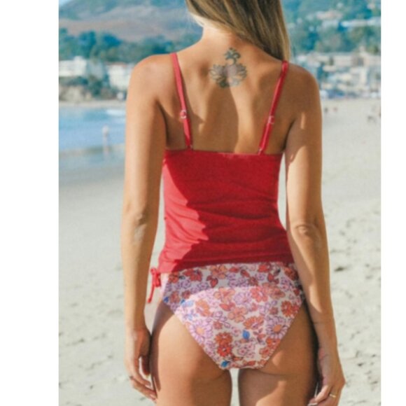 CUPSHE Women's Tankini Set Two Piece Swimsuit Small NWT - Picture 5 of 9